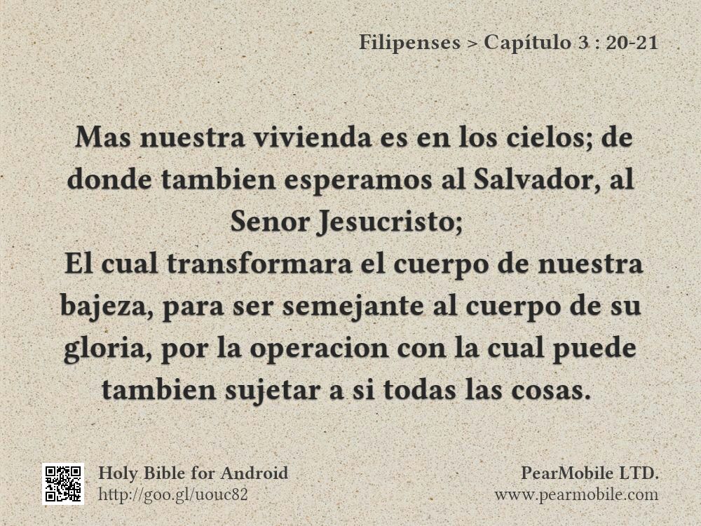 Filipenses, Capítulo 3:20-21